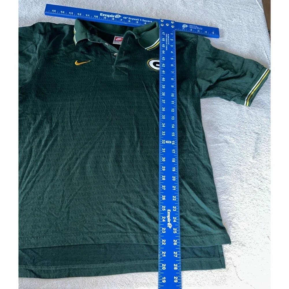 Nike Green Bay Packers Vintage Polo Shirt Proline Men’s Large